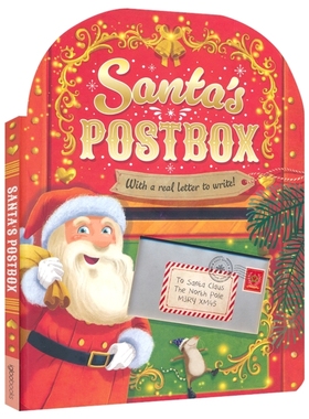 Santa's Postbox 圣诞老人的邮筒 故事绘本 英语韵文 随书附信纸 亲子读物 早教启蒙 英文原版进口儿童图书