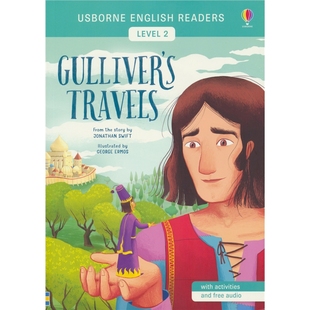 Usborne English Readers - Gullier's Travels Usborne 英语2级读物 格列佛游记 全彩插图 6-9岁 故事绘本 英文原版进口儿童图书