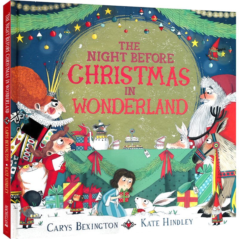 The Night Before Christmas in Wonderland 圣诞前夜的仙境 故事绘本 睡前读物 英文启蒙绘本读物 亲子读物 英文原版进口图书
