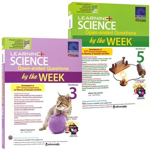 Science Open 三年级练习册 SAP Questions Workbook 开放问答题每周一练 Week 新加坡科学 The 教辅 英文原版 Ended Learning