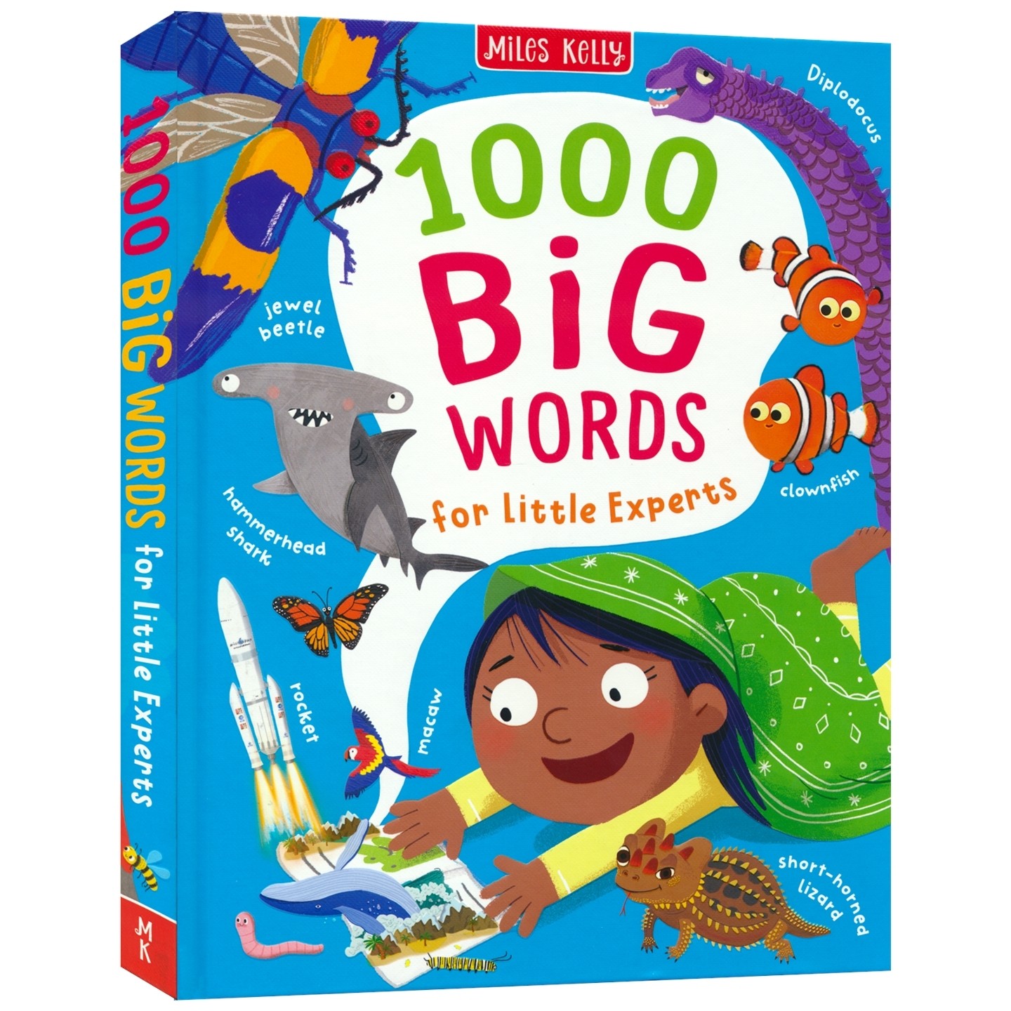 1000 Big Words for Little Experts 幼儿英语早教科普 英语单词练习册 启蒙认知 少儿百科 恐龙 人体 海洋 幼儿教辅 英文原版进口