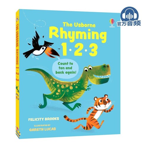 Rhyming 123 数字数感启蒙 韵文故事绘本 扫码听音频 亲子读物 1-10数数 精装 英文原版进口儿童图书