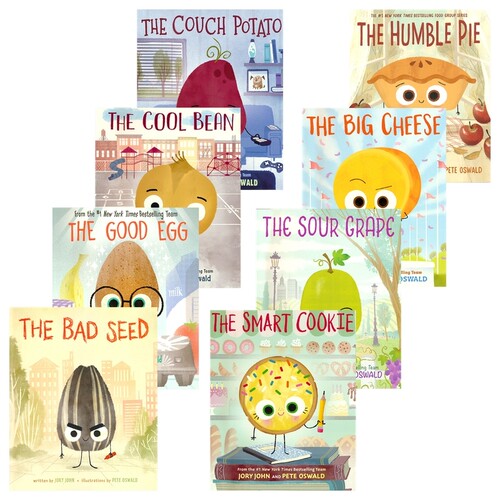 The Bad Seed /Big Cheese /Good Egg 坏种子系列8册 Food Group 食物家族 Jory John 趣味图画故事书儿童启蒙 英文原版进口绘本