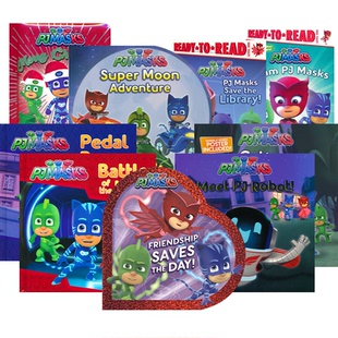 PJ Masks Pedal Power Battle of the HQs 睡衣小英雄系列 故事绘本 改编自迪斯尼动画 少儿超级英雄 英文原版进口儿童图书