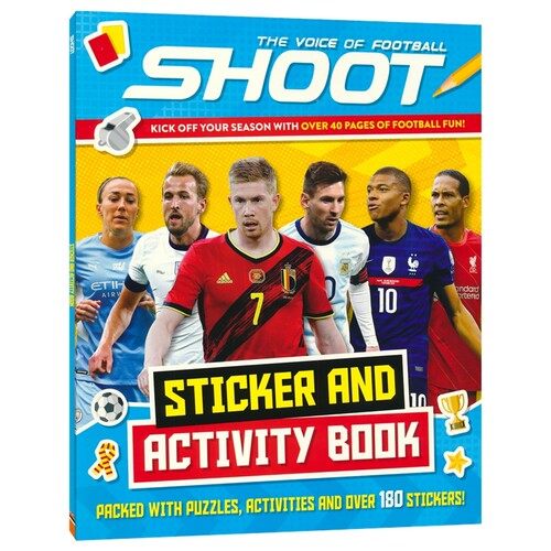 Ultimate Football Shoot Sticker and Activity Book 终极足球活动书 射门 180+贴纸 英文原版进口儿童图书