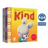 点读版 Trace 幼儿情绪管理 Kind 英文原版 图书 Feeling 当我感到系列10册 When 送音频 毛毛兔儿童图画绘本 Moroney Love 扫码