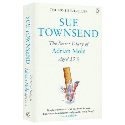The Secret Diary of Adrian Mole, Aged 13¾ Sue Townsend 少年阿莫的秘密日记 章节小说 英文原版进口儿童图书