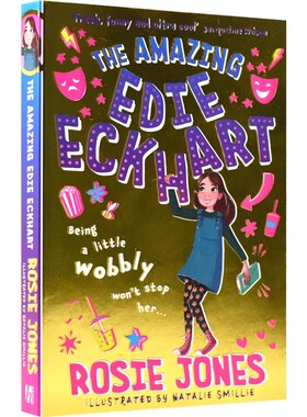 The Amazing Edie Eckhart 了不起的伊迪·艾克哈特 英文章节书 黑白插图 8-12岁 小学生课外读物 英文原版进口图书