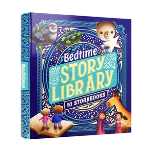 Bedtime Story Library 睡前故事图书馆 10册盒装 爱的故事 幼儿早教启蒙 英文故事绘本 精美礼盒装 亲子读物英文原版进口儿童图书