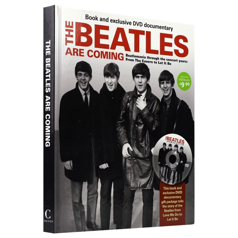 Beatles are Coming (with DVD) 披头士乐队 人物传记 典藏版英语书籍 独家DVD纪录片 英文原版进口儿童图书