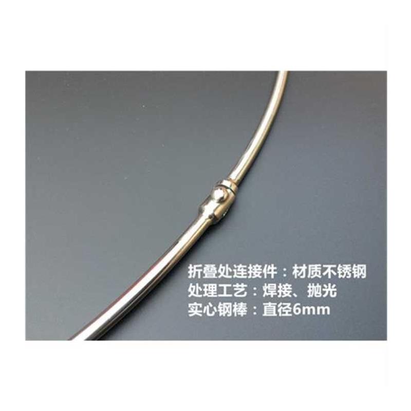 爆款不锈钢实心抄网抄网头网圈捞鱼网圈8mm10mm12mm连接螺丝渔具.
