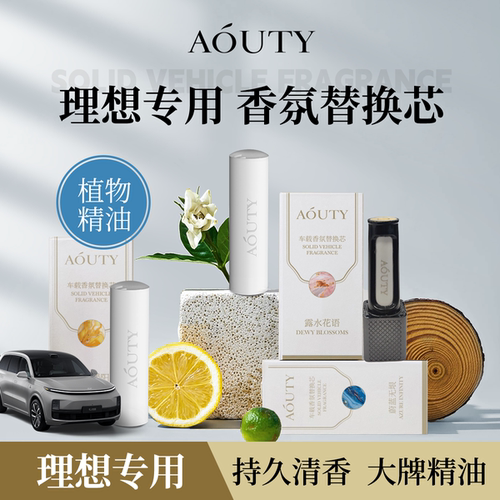 AOUTY适用于理想 智能车载香氛替换芯陶瓷香薰棒持久留香去味