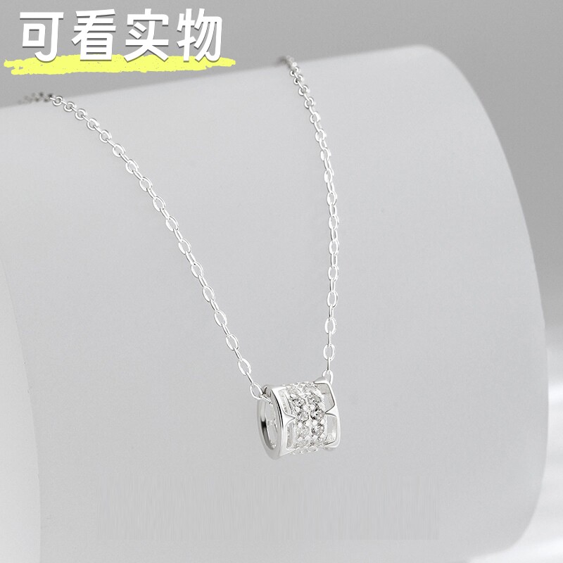 S999足银小蛮腰女锁骨链新款