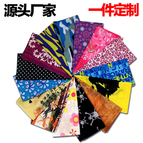 魔术头巾logo户外骑行防晒脖套