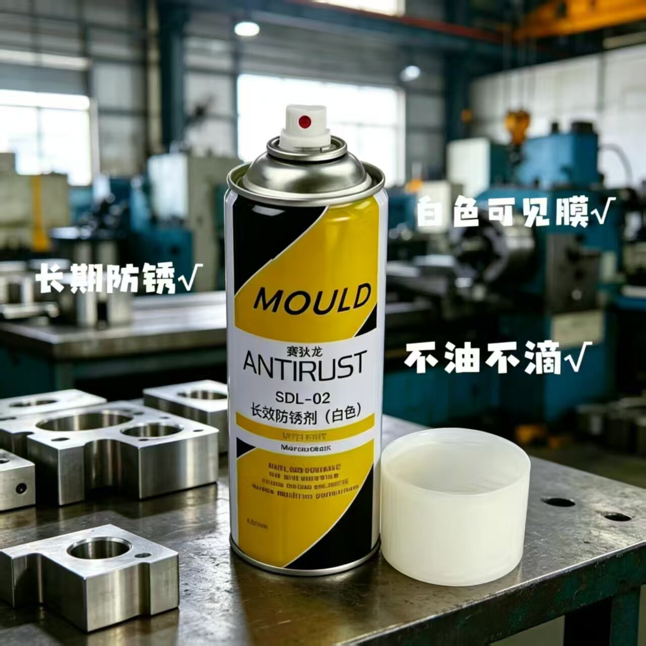 SDL-02长效防锈剂金属模具防锈剂除锈剂除锈油金属防锈剂24瓶/箱 - 实物图