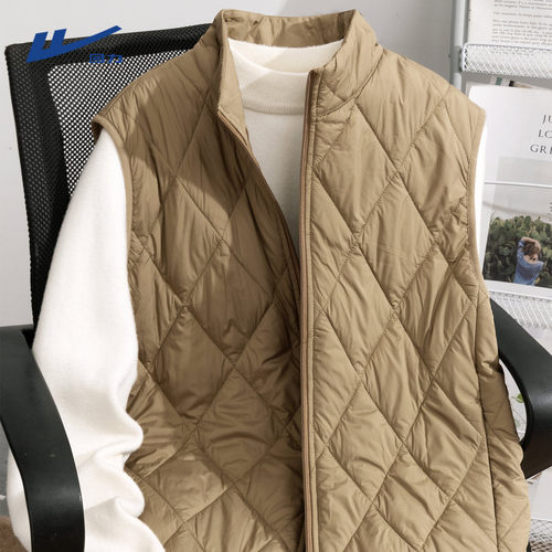 回力冬季男士马甲夹棉保暖外套