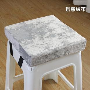.防滑方凳坐垫屁垫上班塑料凳高密度海绵软垫子透气加厚家用屁股