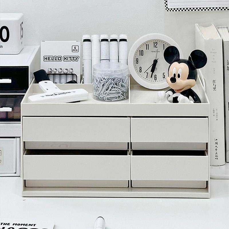 抽屉式桌面收纳盒办公室工位置物架书桌上文具杂物多功能整理盒子,收纳整理,桌面收纳盒,淘宝优惠券,粉丝福利购,淘宝优惠卷