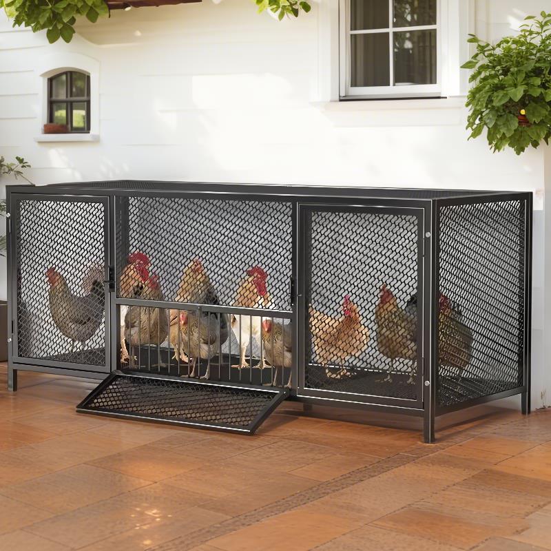 鸡笼子家用室外特大号养殖加厚加密防鼠笼网片鸡笼户外大号鸡舍笼