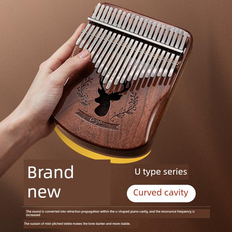 cega前谷拇指琴正品21音卡林巴琴17音手指琴kalimba琴初学者入门