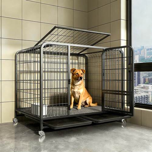 狗笼子大中小型犬带厕所分离一室一厅一卫自动清粪宠物猫兔笼狗窝