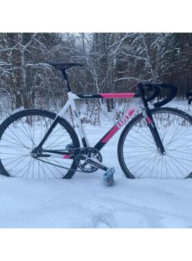 Lexon死飞单车架 固齿自行车架竞速场地破风男女车架Fixed Gear