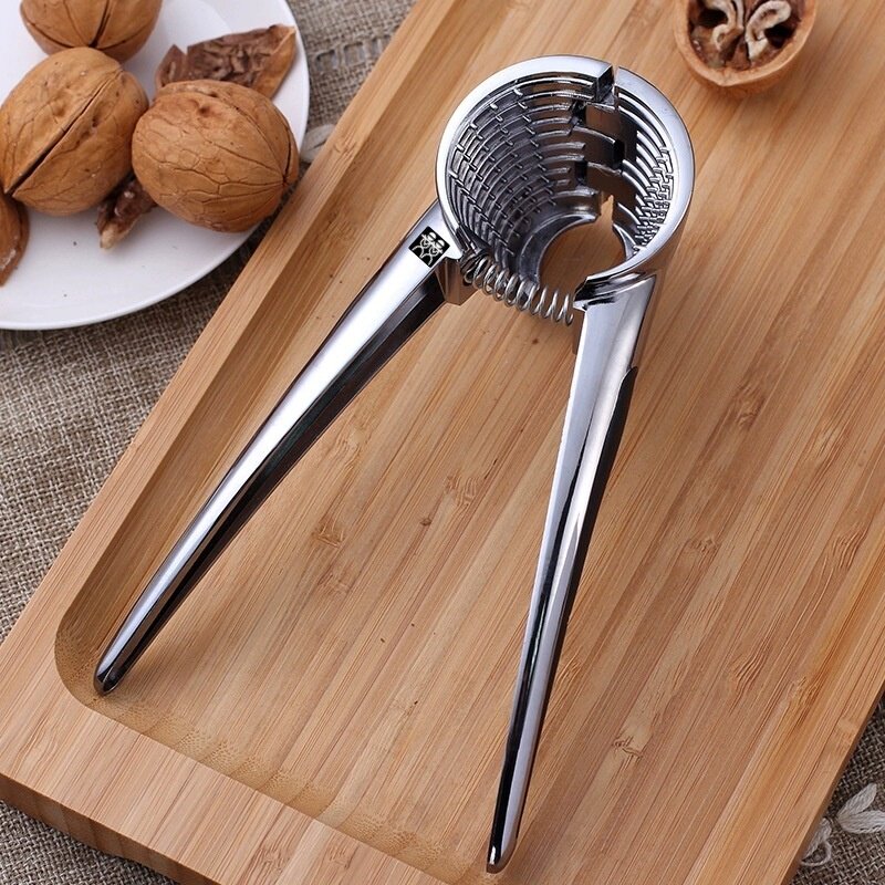 德国DOUBLEDELI漏斗型大小核桃夹坚果夹304不锈钢夹子钳子剥壳器