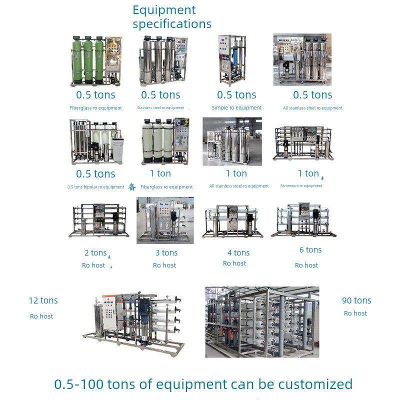 0.25-100吨大型工业反渗透设备3罐软化水处理纯水机商用净水器