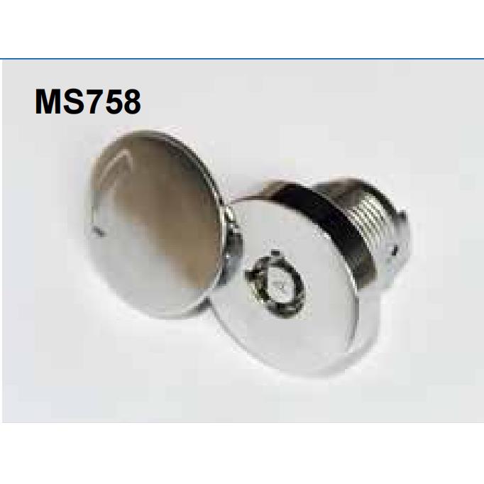 生久柜锁 机柜门锁 圆柱锁带防尘盖门锁 MS758 MS758-2