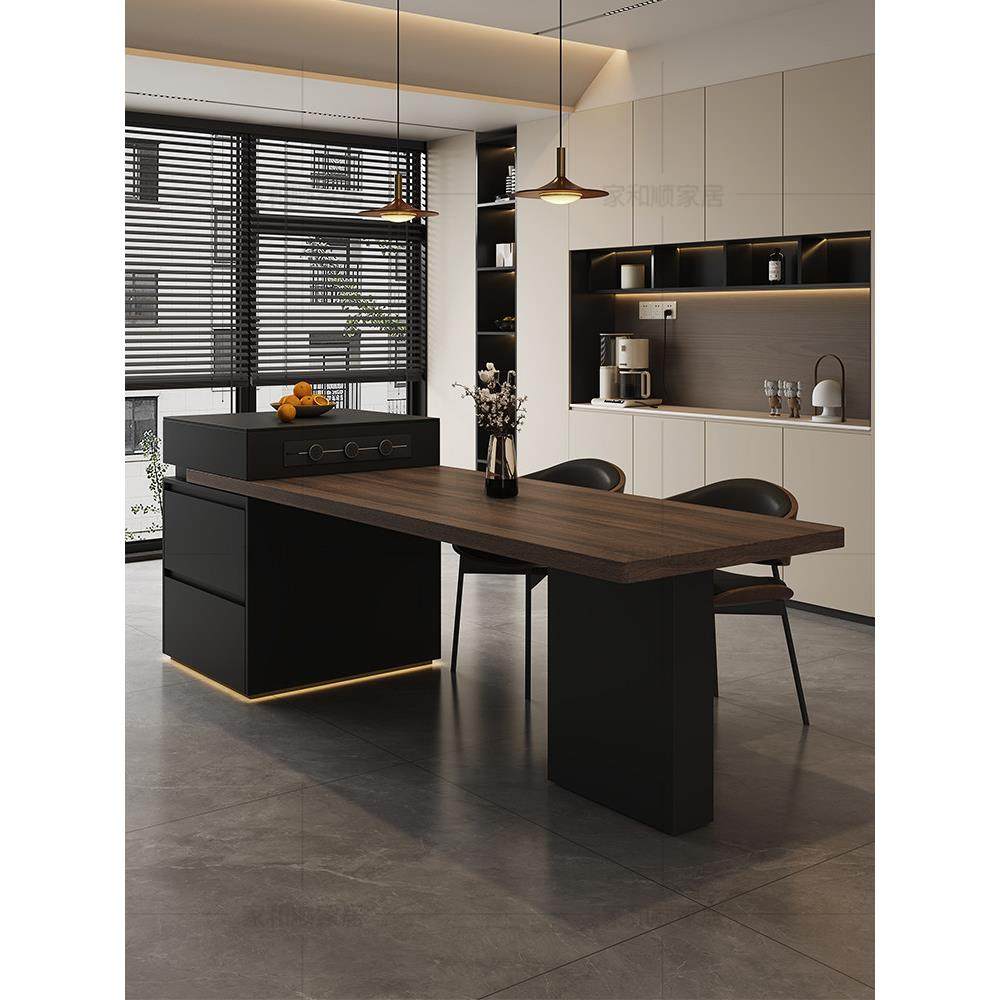 岛台餐桌一体家用可伸缩意式高级智能加热电动倒台2025新款中导台,住宅家具,岛台餐桌,淘宝优惠券,粉丝福利购,淘宝优惠卷