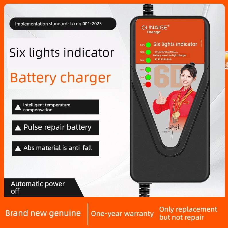 Onage适用于尾车充电铅酸蓄电池48V60V72V20A充满电后自动断电