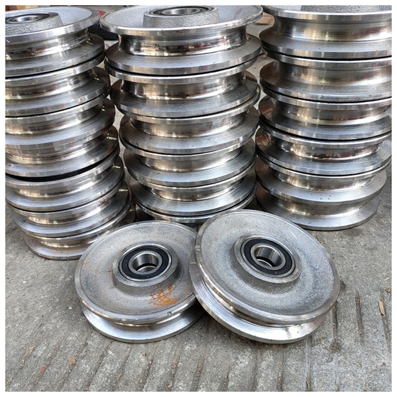 热销国标起重滑车滑轮组动定滑轮吊钩钢丝绳滑轮地轮钢轮子双轴承