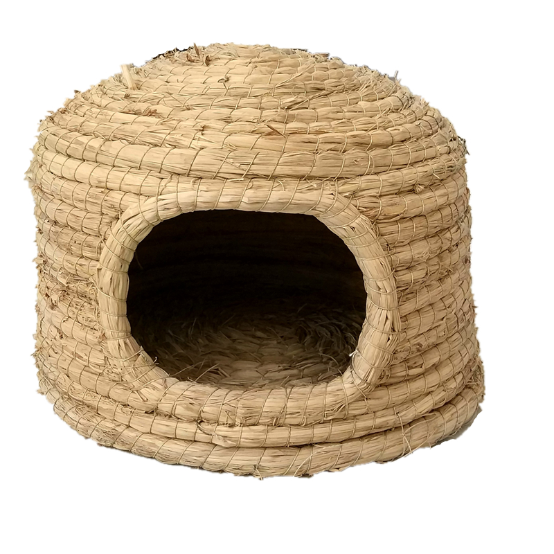 热销鸽子窝巢繁殖箱草编城堡形大号下蛋信鸽孵化用品鸟窝斑鸠元宝