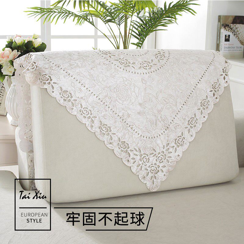热销沙发巾靠背巾扶手巾布艺镂空欧式绣花后背巾沙发搭巾盖巾秋冬