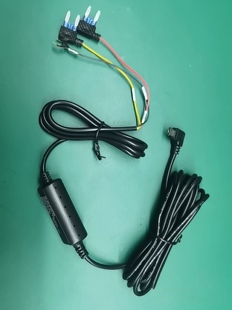 行车记录仪360流媒体70迈停车监控安卓接口三线保险盒降压电源线