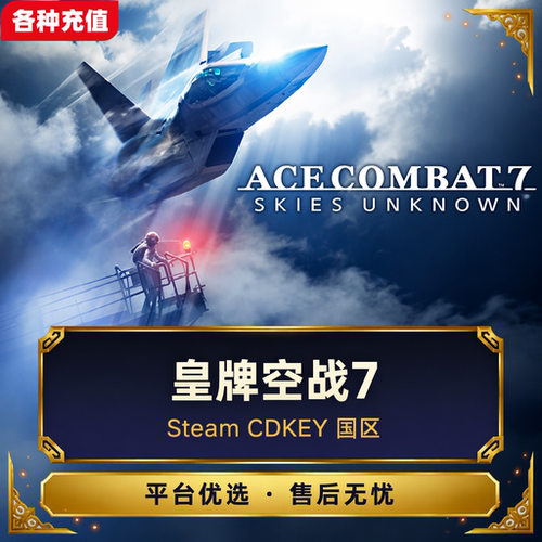 Steam正版皇牌空战7单机国区激活码CDK PC端现货秒发自动发货