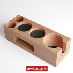 咖啡压粉座全自动浓缩咖s啡机手柄支架收纳家用填压座布粉器座垫