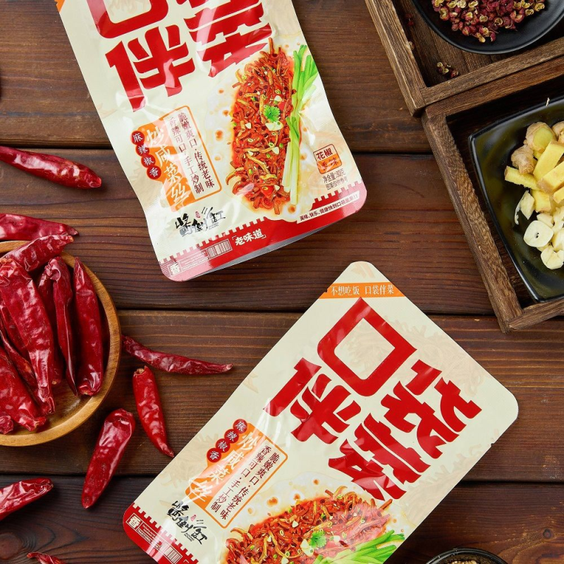 炒制酱菜下饭菜淄博炒咸菜疙瘩丝高端品质酱香麻辣炒咸菜丝即食