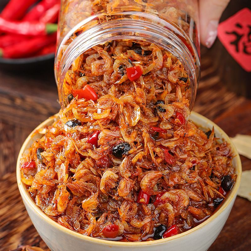 拌饭酱鲜虾酱下饭酱虾米海鲜酱香辣虾仔酱虾子拌面拌饭酱下饭菜