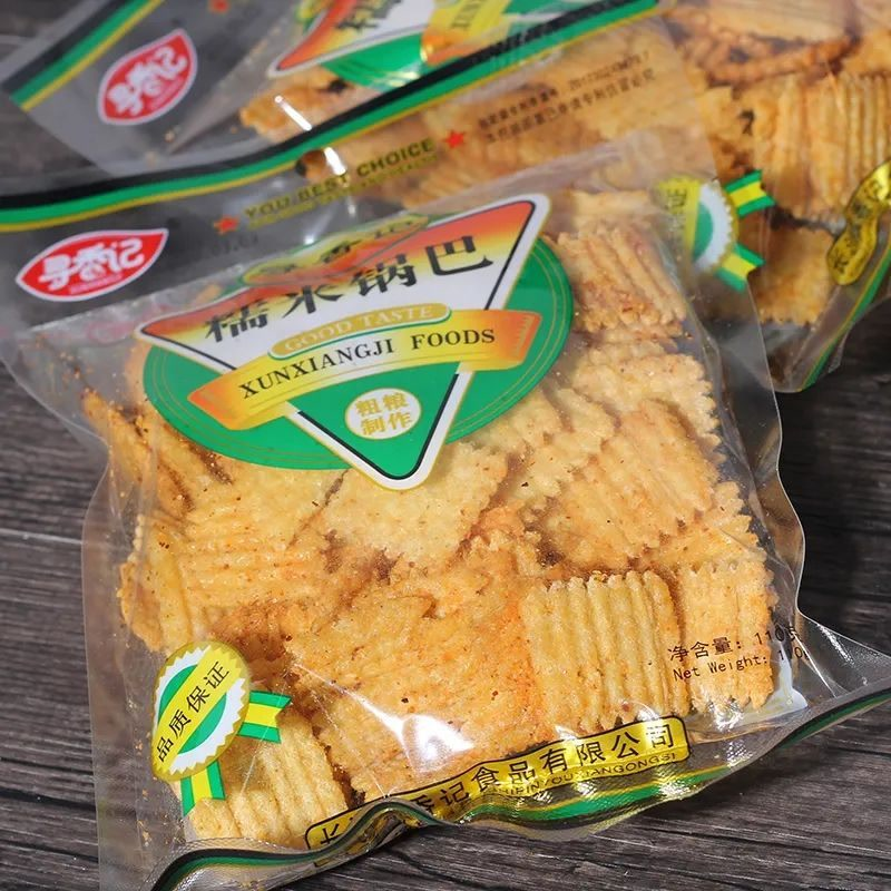 寻香记糯米锅巴袋装105g爆款膨化食品休闲网红零食小吃香脆包邮