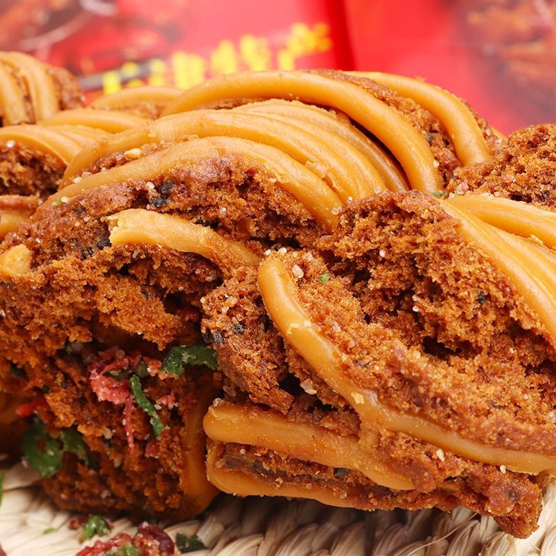 天津特产夹陷麻花正宗大麻花袋装传统手工糕点老式麻花休闲零食