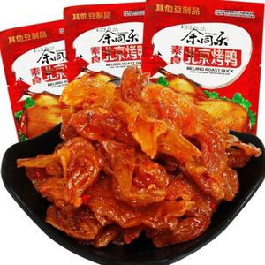 余同乐北京烤鸭童年香辣条老式小零食8090儿时怀旧辣条整箱批发
