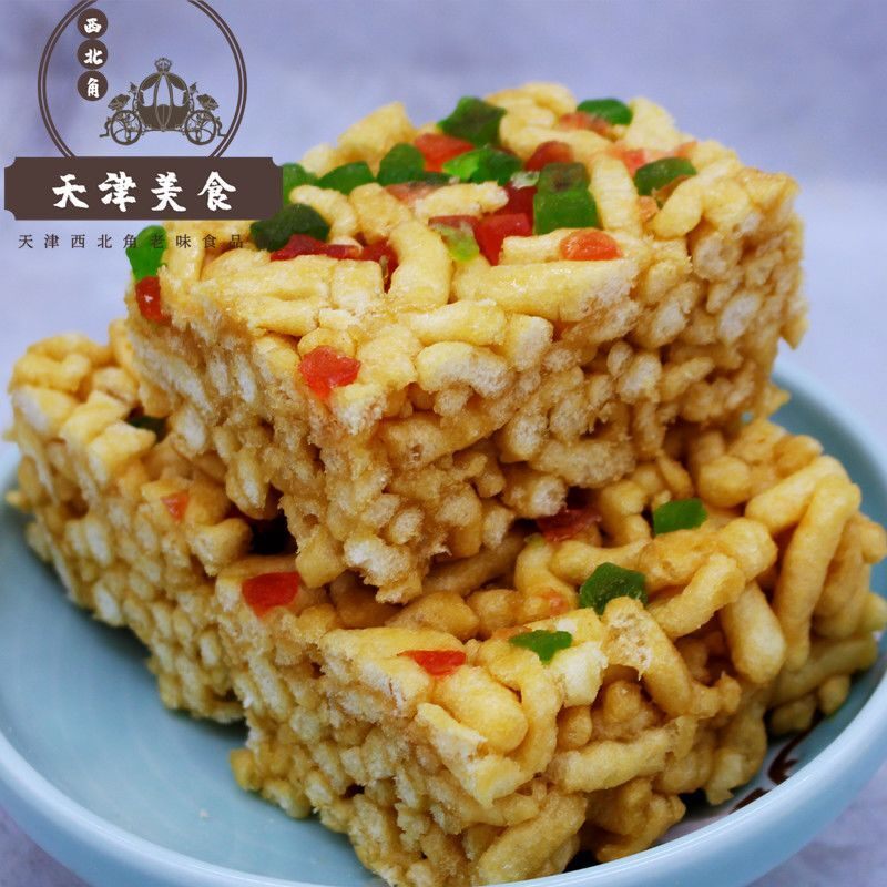 天津特产老式萨其马老式软香酥沙琪玛糕点传统老人零食早餐小吃