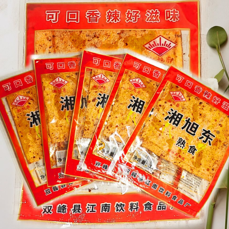 【批发100包】湘旭东小包湖南特产小吃8090经典怀旧辣条老式零食