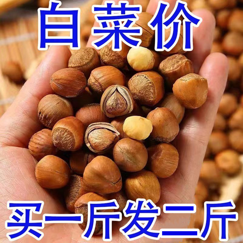 铁岭野山榛子新货东北特产小零食原味薄皮坚果250g批发价年货批发