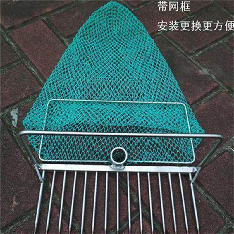 热销赶海挖蛤蜊工具耙子带网蛤蜊耙子工具 农用耙子挖贝神器 双网