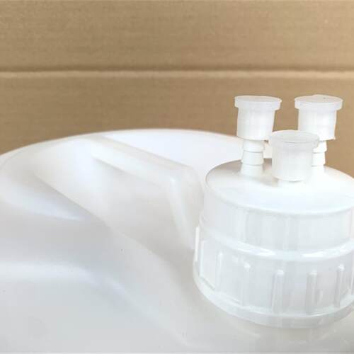 热销10L  三通 三孔 塑料补料桶 补液桶 废液收集桶 存储桶 正方