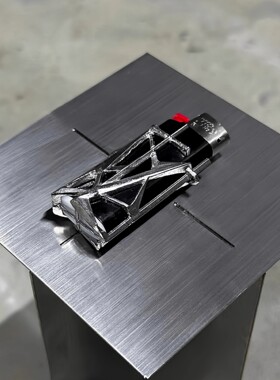 SFSN分形态金属火机壳赛博风腰间挂饰小众设计感vibe质感穿搭配饰