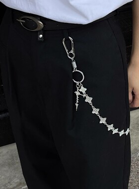 SFSN「纯手工现货」美式高级感十字架配饰四叶草幸运cleanfit裤链