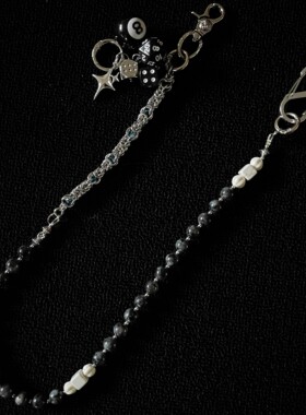 SFSN新款黑曜金属腰链cleanfit百搭拼接质感配饰点缀美式复古风